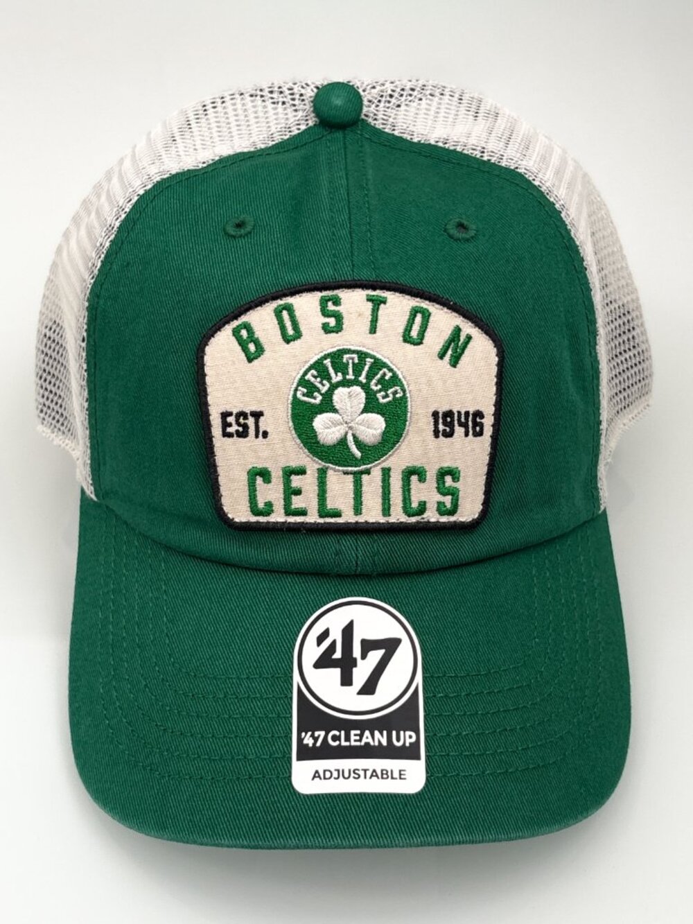 '47 Brand Boston Celtics Clean Up McCall Trucker Snapback Adjustable Hat NBA NWT